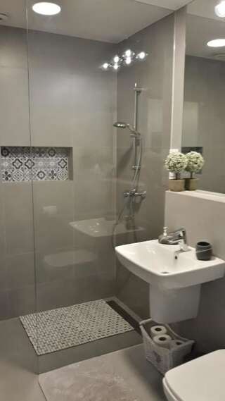Апартаменты Apartament Lazurowy 53 Грудек-над-Дунайцем Апартаменты с террасой-88